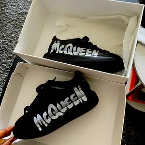 Alexander McQueen . Size 9 in women’s or 7 in kids.